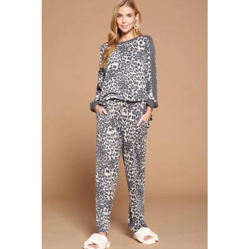 Animal Print Loungewear Set - Image 3