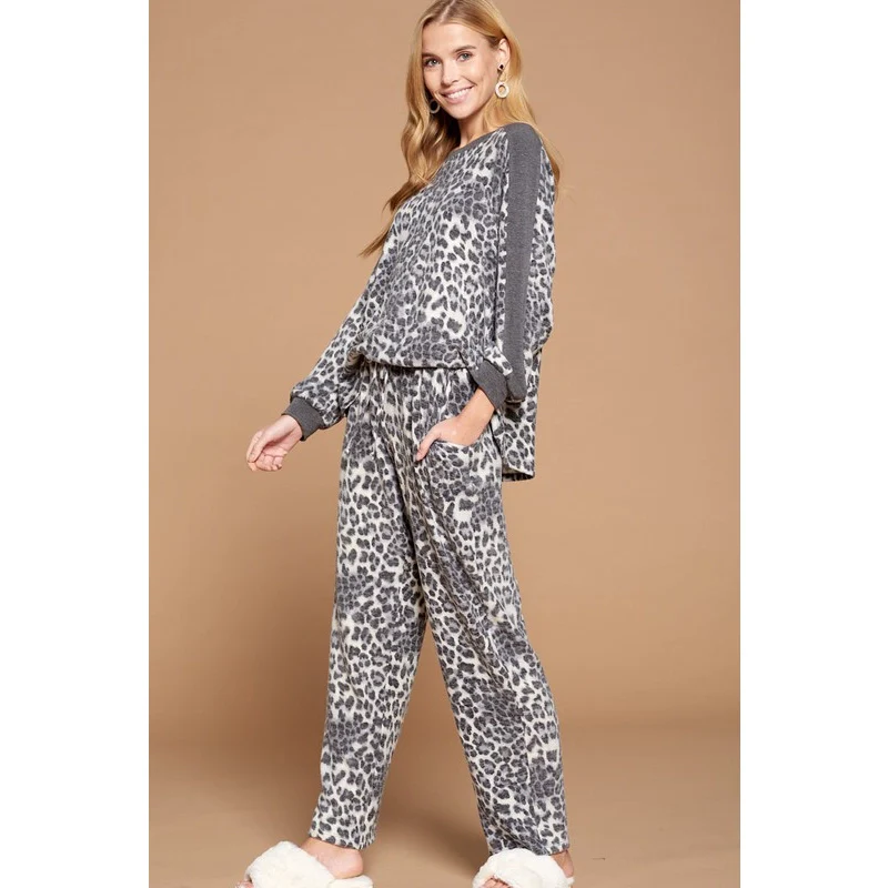 Animal Print Loungewear Set - Image 4