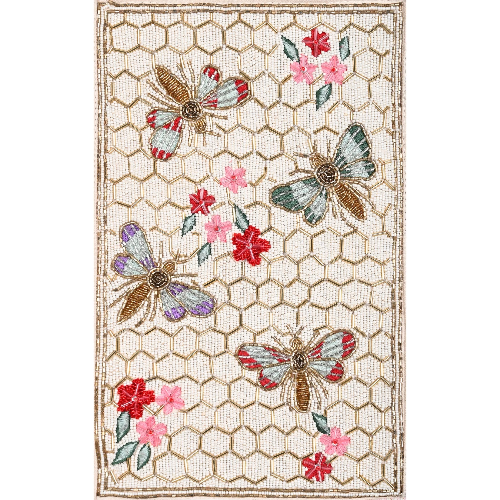 Natural Honey Bee Embellished Tote - Image 4