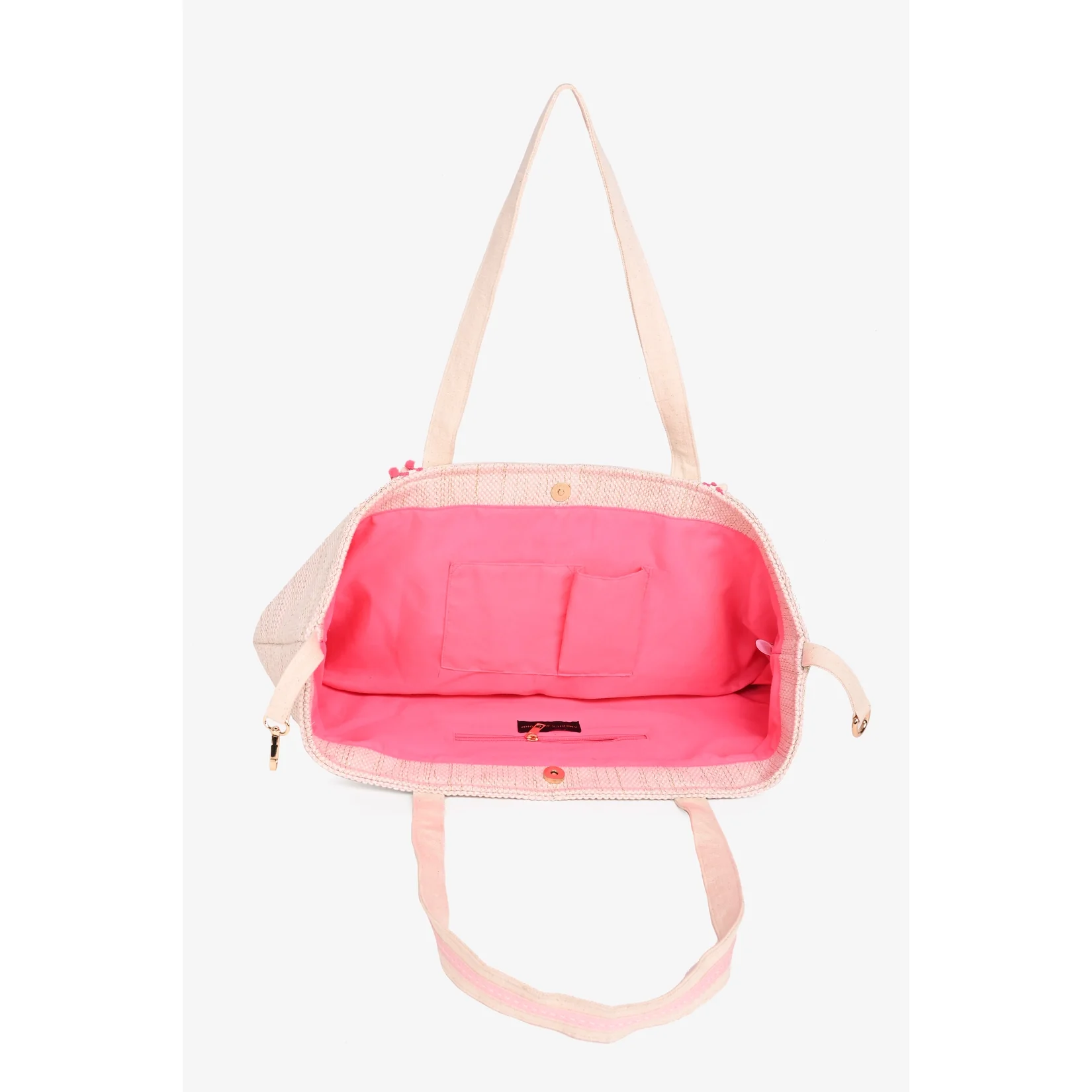 Natural Honey Bee Embellished Tote - Image 5