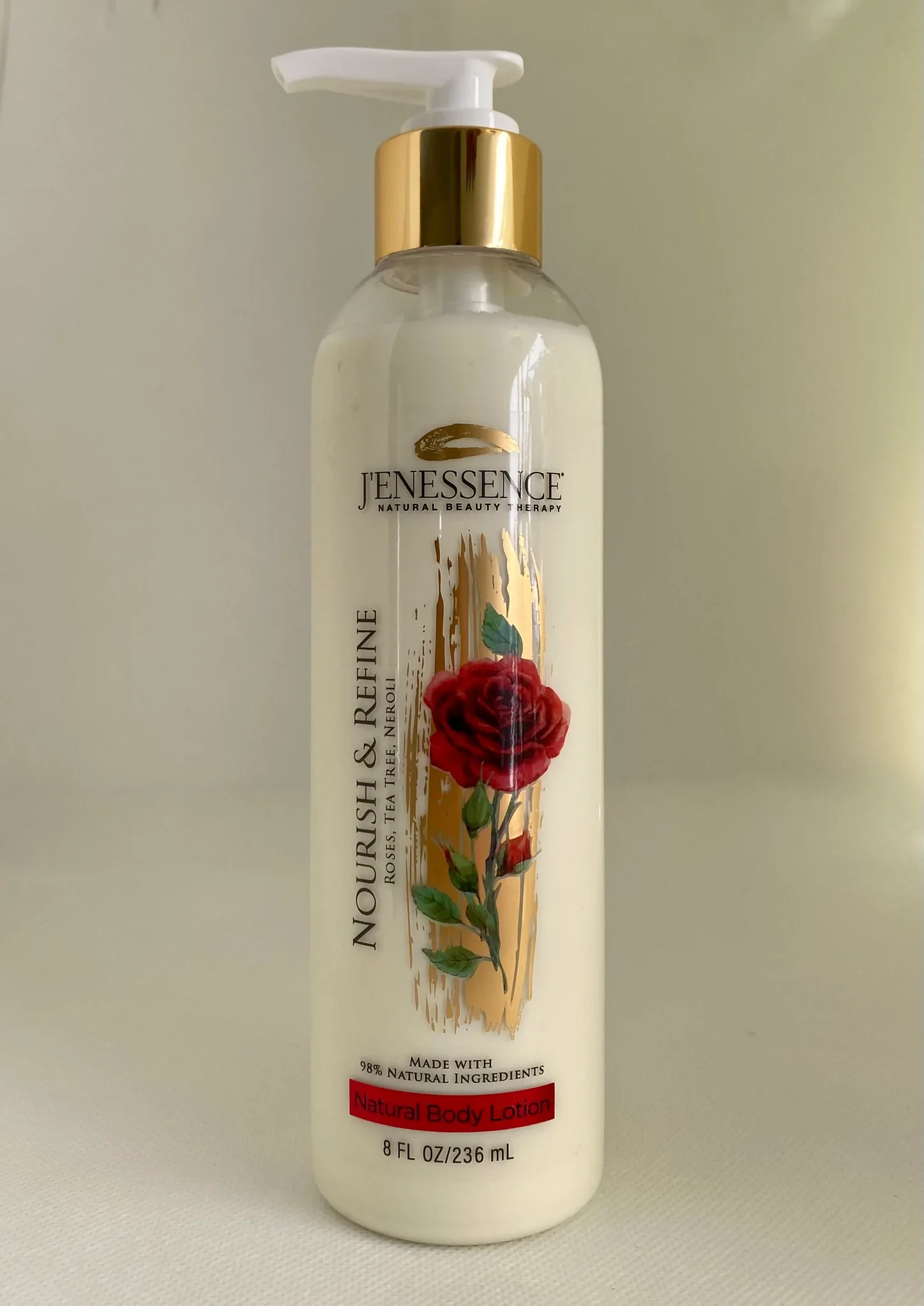 Nourish & Refine 98% Natural Therapeutic Body Lotion (Rose, Neroli, Tea Tree) - Image 3