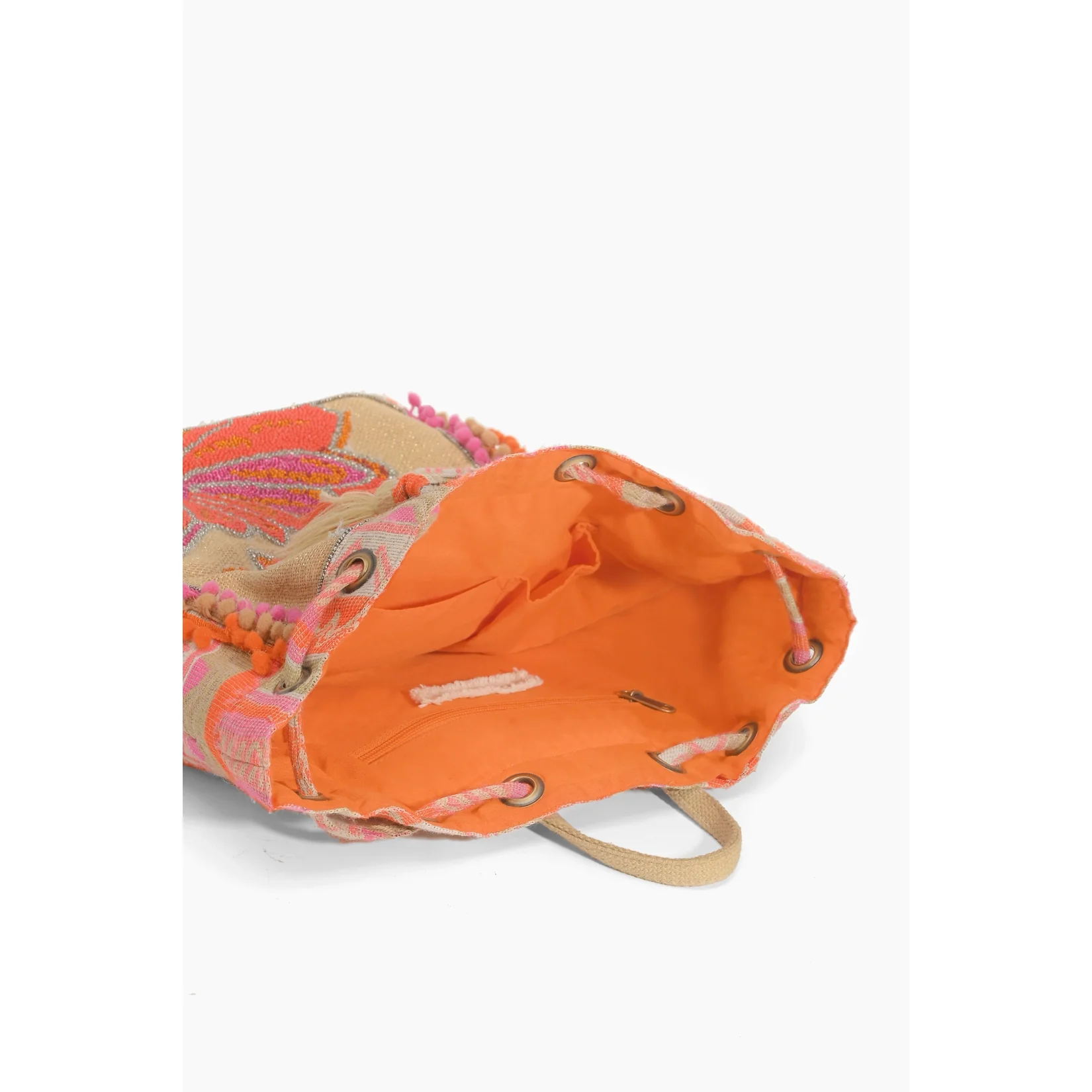 Poppy Floral Beaded Backpack - Image 4