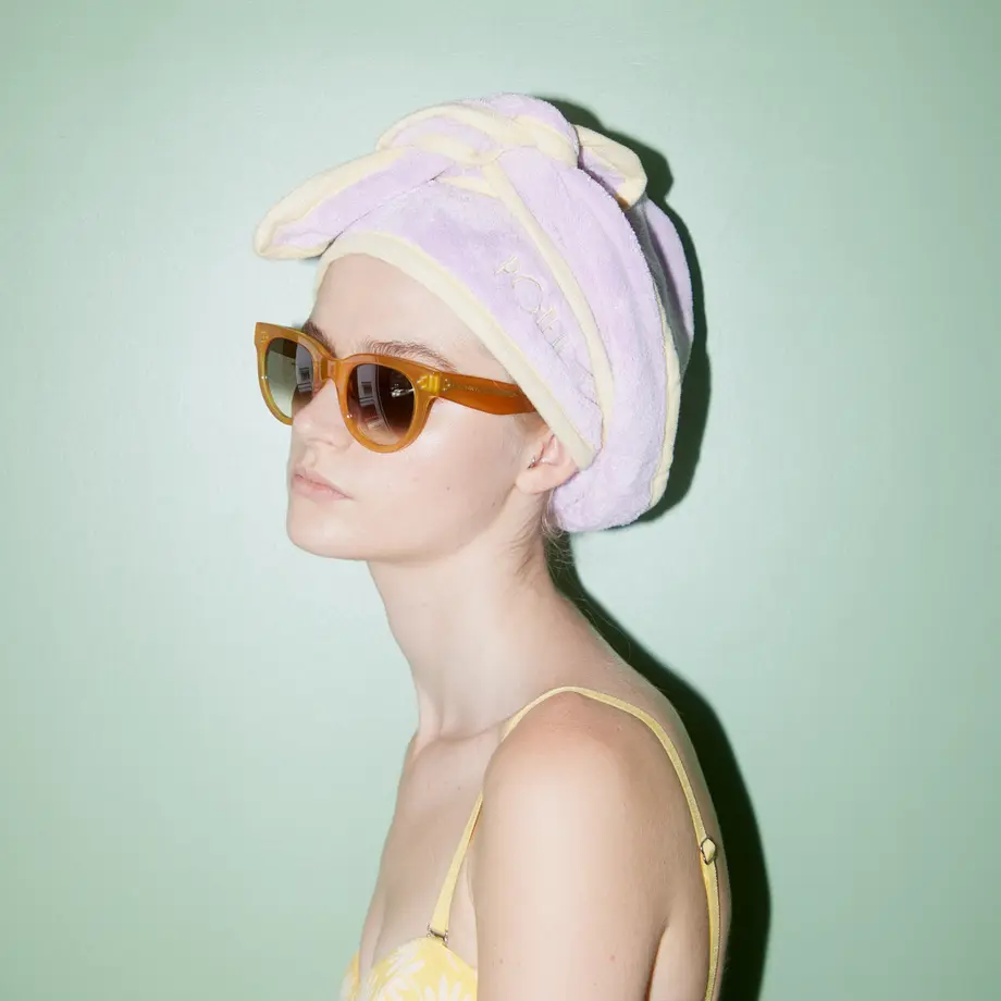 Quick Hair Drying Towel - Green - Image 3