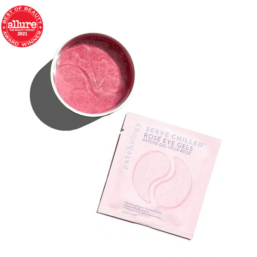 Serve Chilled Rosé Eye Gels - Single Packs - Image 6