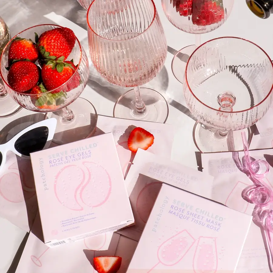 Serve Chilled Rosé Eye Gels - Single Packs - Image 8