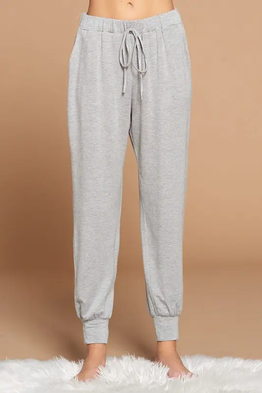 Solid French Terry Loungewear Set - 2 Colors - Image 3
