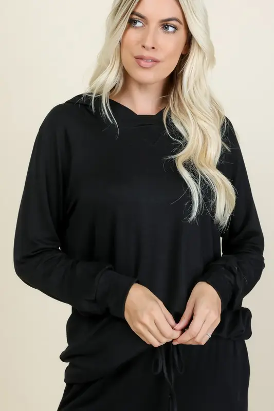 Solid French Terry Loungewear Set - 2 Colors - Image 7